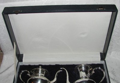 Vintage Japanese .950 Sterling Silver Coffee and Tea Service 5