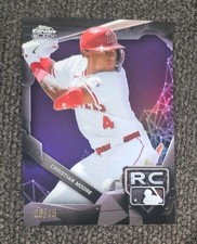 Christian Moore 2026 Topps Chrome Black Rookie (RC) Purple /75 LA Angels ⚾️