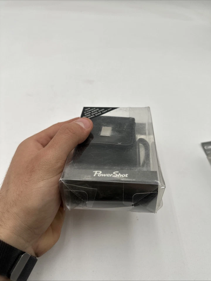 Canon PSC-55 PowerShot Leather Compact Camera Case Belt Loop Wrist Strap O Box - Image 4 of 4