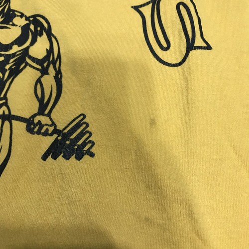 A4030 Vintage Gold’s Gym Muscle Tank Tee Cut Off Shirt Workout Gym Las Vegas XL - Picture 7 of 12