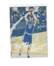 2021-22 Panini Luminance Basketball Bronze #99 Matthew Hurt - Duke Blue Devils