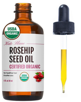 Kate Blanc Cosmetics - Rosehip Oil for Face and Skin - 1 Oz - Organic