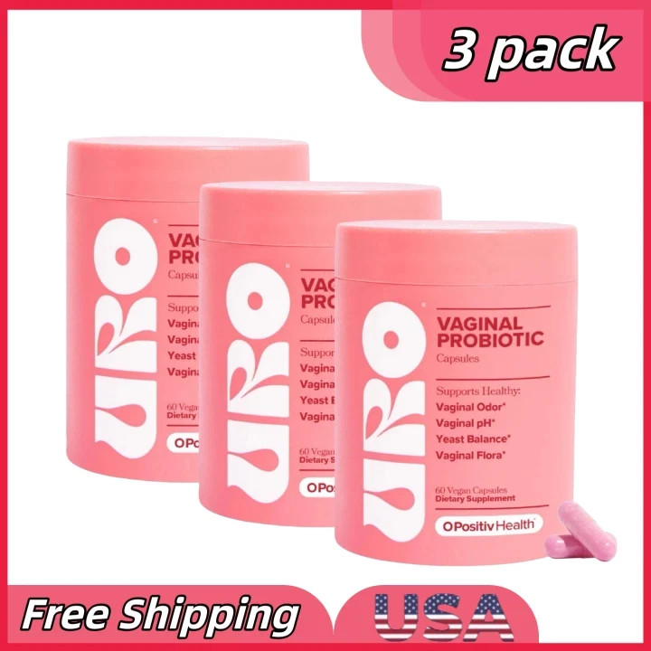 3PACKWomen's Prebiotic & Probiotic for Intimate Balance, pH & Odor Support, URO