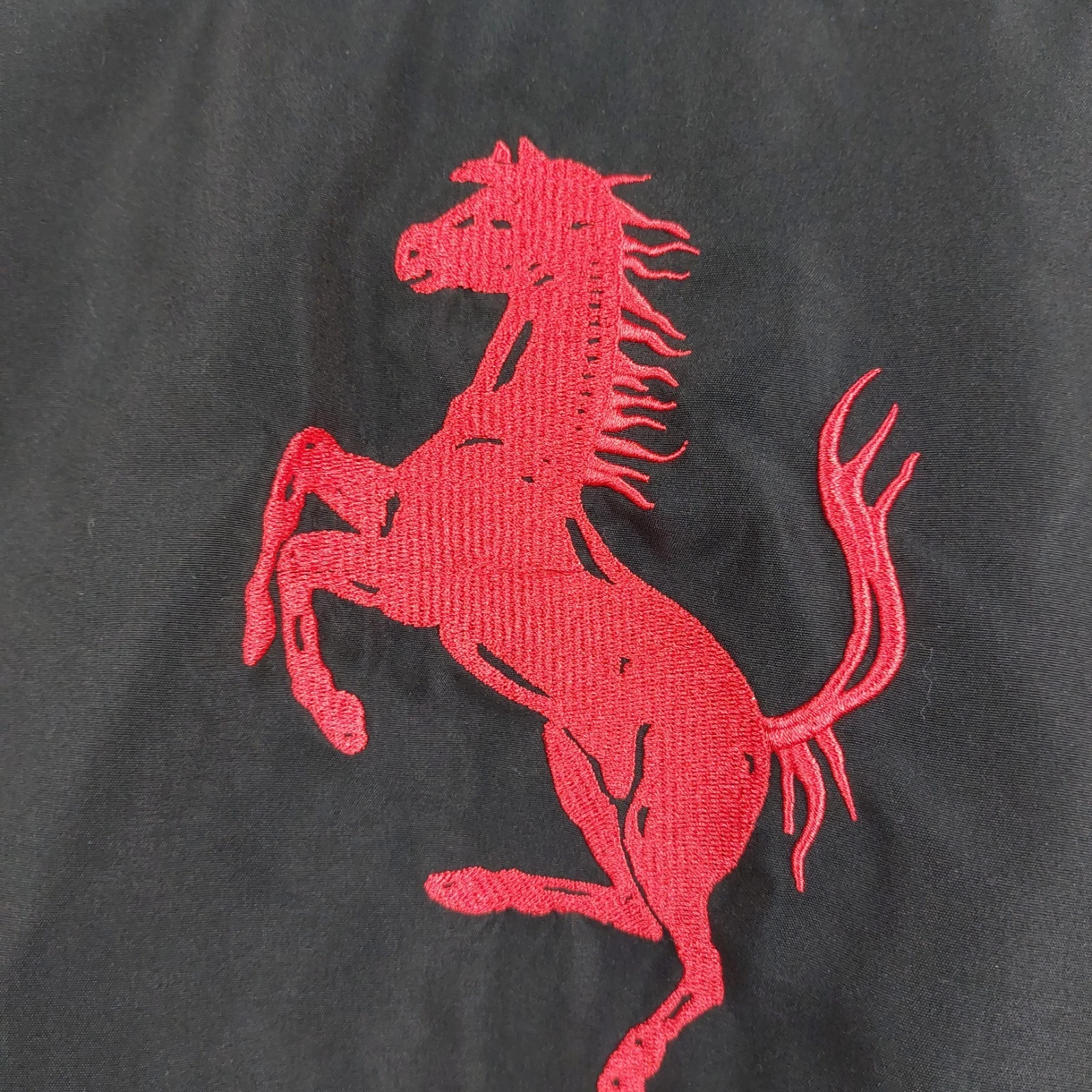 Vintage Scuderia Ferrari Mens Size XL F1 Racing Jacket Bomber Quilted Shell - product detail image 16