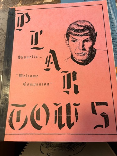 Plak Tow 5 Blood Fever 1980 Star Trek Sci-Fi Fanfiction Fanzine Spock Good Cond.