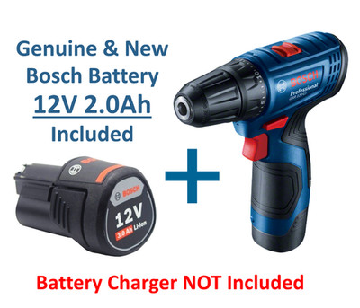 Bosch Professional GSR 120-Li Cordless Drill Driver Battery-Included (12V 2.0Ah)