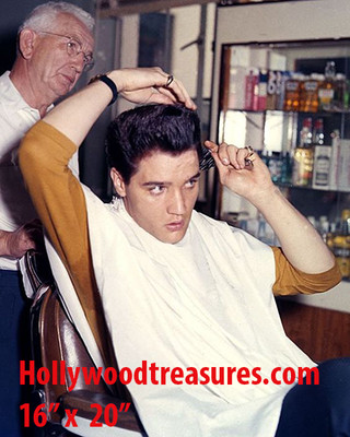 Elvis Presley~Hair Salon~#5~Barber~Photo~Rockabilly~Stylist