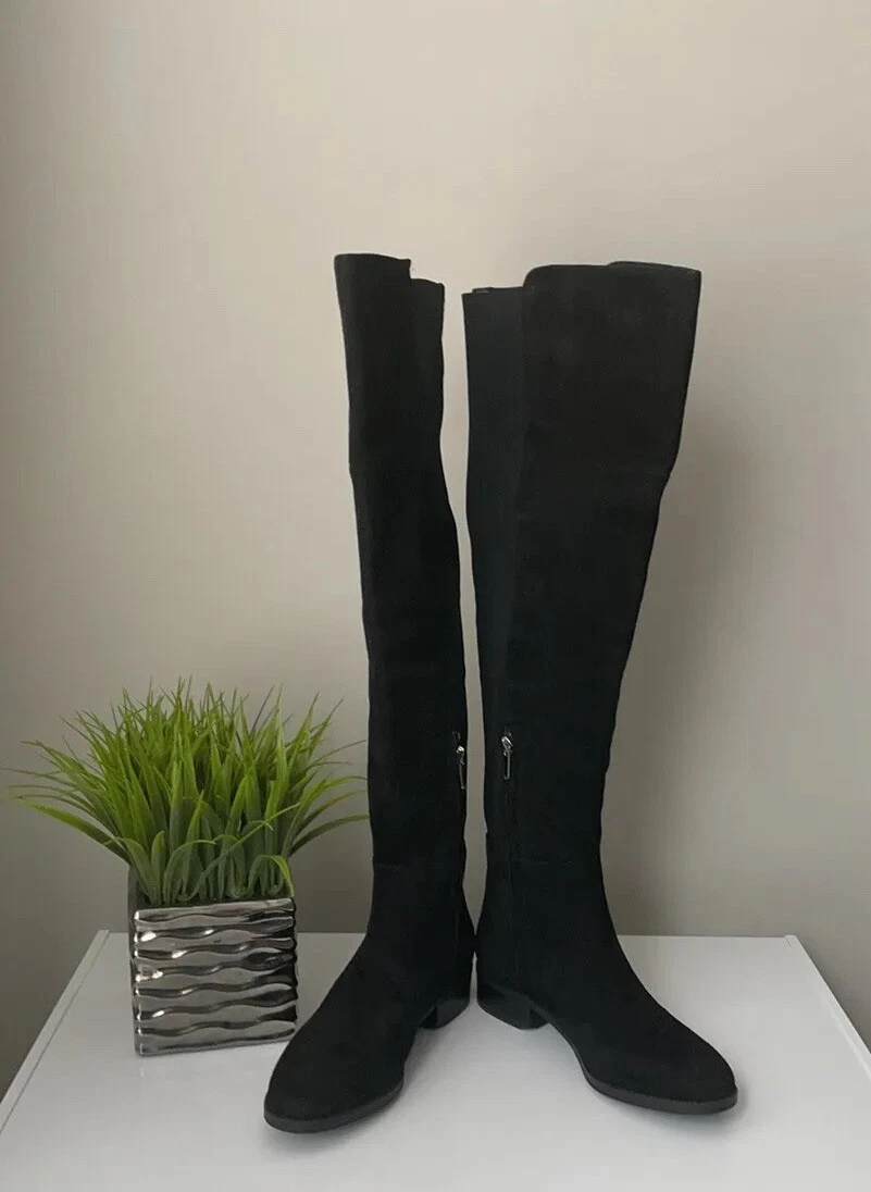 Sam Edelman Pam Over the Knee Boot Black Suede Size 7 M eBay