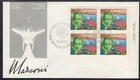 Canada Scott 654 LR Pl Blk FDC - Guglielmo Marconi