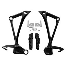 Rear Passenger Footpegs Pegs Bracket Fit For Kawasaki Ninja ZX10R 2011-2014 2013