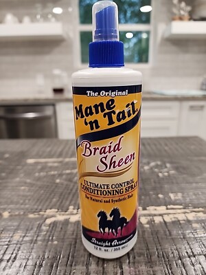 Mane 'n Tail Braid Sheen Spray, 12 Oz Straight Arrow