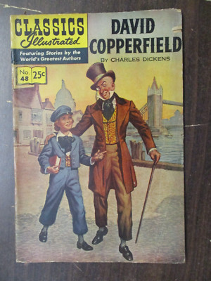 CLASSICS ILLUSTRATED #48 DAVID COPPERFIELD BY CHARLES DICKENS HRN 166 FINE- 1967