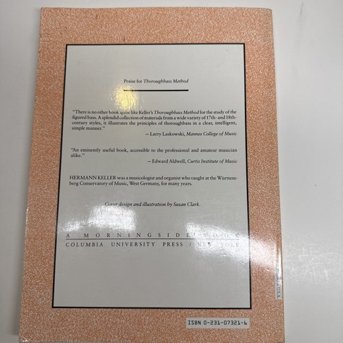 Thoroughbass Method by Hermann Keller Translated by Carl Parrish - Bild 2 von 5