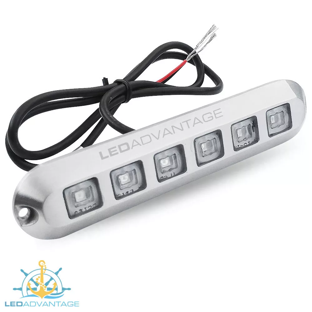 12v 18 Watt Stainless Green LED Submersible Underwater Wake Boarding Boat Light