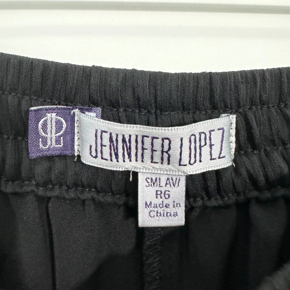 JLO Jennifer Lopez Women’s Size Small Regular Black Lightweight Casual Pants - Image 3 of 4