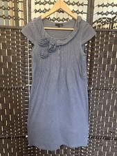Next Cotton Dress Grey Size 10