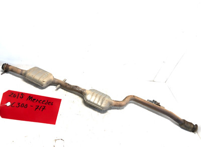 2015-2018 MERCEDES W205 C300 2.0L I4 AWD EXHAUST RESONATOR MID MUFFLER PIPE OEM