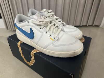 Size 11.5 - Air Jordan 1 Retro AJKO Low UNION WHITE CANVAS