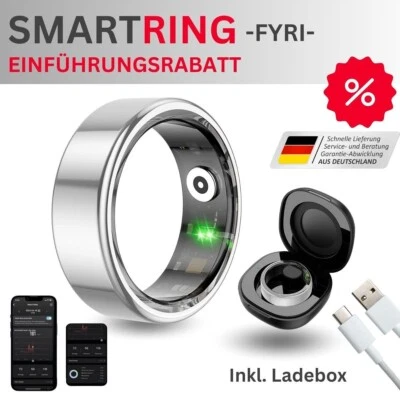 FONTASTIC Smart Ring Größe 70 Durchmesser 20,40 mm Silber - 264344