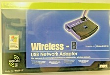 Linksys Wireless-B Model No: WUSB11 USB Network Adapter New
