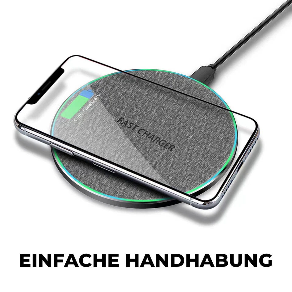 Wireless Charger Wireless Charging Dock QI Charger for IPHONE Samsung Huawei 10W - Image 3 of 4