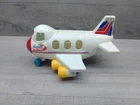 Lil Playmates Airplane For Little People Toys Plastic Jet Plane Only - VINTAGE