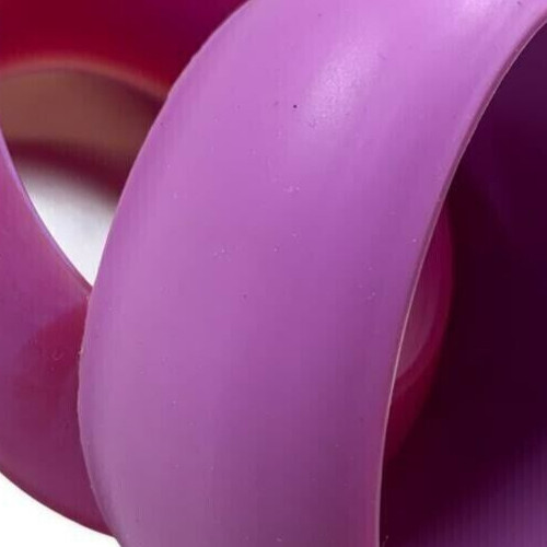 Lil Jumbl BPA-Fee Food-Grade Baby Teething Bracelet BT013 Purple LOT OF 2