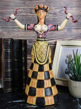 Oberon Zell Cretan Snake Goddess Statue 10.5T...