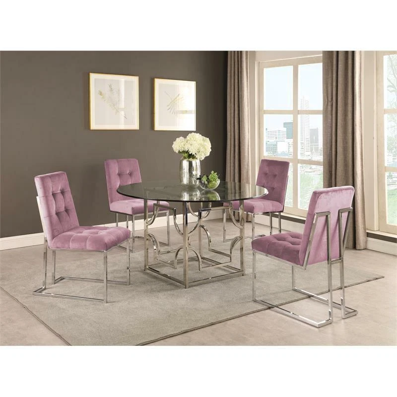 Modern pink dining chairs new arrivals
