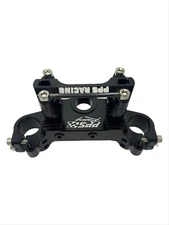 CRF 110 CRF 125f Billet riser Top Triple Clamp and bar mount  BLACK PPSRACING