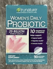 TruNature Women's Daily Probiotic 25 Billion Viable Cells - 90 Vegetarian Caps