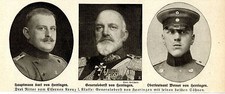 EK I f&uuml;r Generaloberst v.Heeringen und seine S&ouml;hne Pressemeldung 1.WK 1914