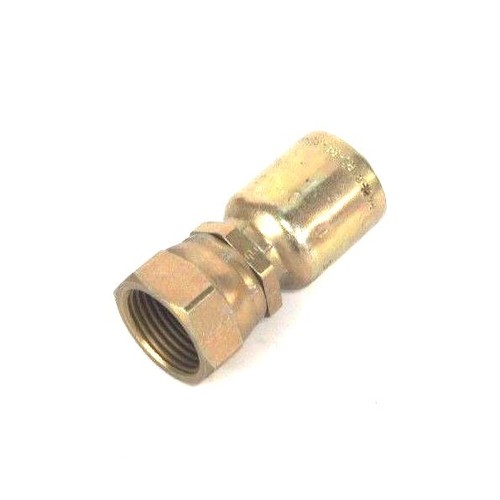 LOT OF 8 NEW PARKER 10643-12-8 CRIMP FITTINGS FEMALE JIC 37 SWIVEL STRIAGHT - Picture 3 of 3