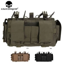 EMERSON Tactical Chest Rig MF Style Gen IV Placard 9mm 5.56 Magazine Pouch USWC