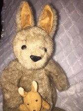 Gund Sydney 31019 Kangaroo with Joey Baby in Pouch Plush Stuffed Toy 14   1 