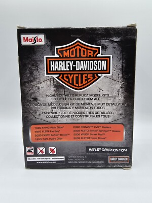 MAISTO HARLEY DAVIDSON 1997 FLSTF FAT BOY METAL KIT MODEL! BRAND