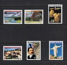 S3496  Bolivia  1999   tourism   Cochabamba   6v.   MNH