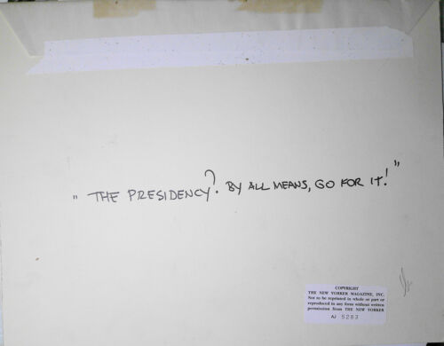 Caricature originale Bernard Schoenbaum pour The New Yorker, 1995 - Photo 3 sur 4