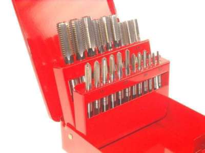 Punte per filettatura, maschi, punte e maschi combinati, 6 utensili per