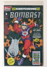 BOMBAST #1! Jack KIRBY! Vs Savage Dragon! Bagged with Kirbychrome Trading Card!
