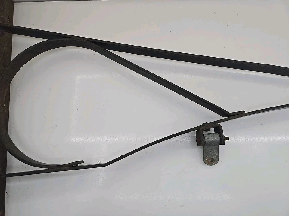 Soporte grande antiguo de hierro forjado a mano soporte para letreros comerciales de doble cara Foto 3 de 4