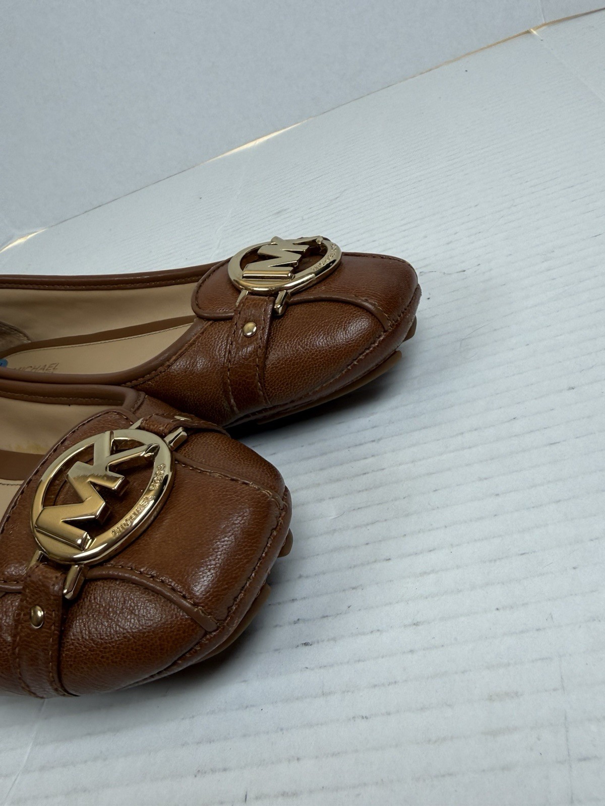Michael Kors Signature Fulton Moc Ballet Flats Brown 7.5 M thumbnail 7