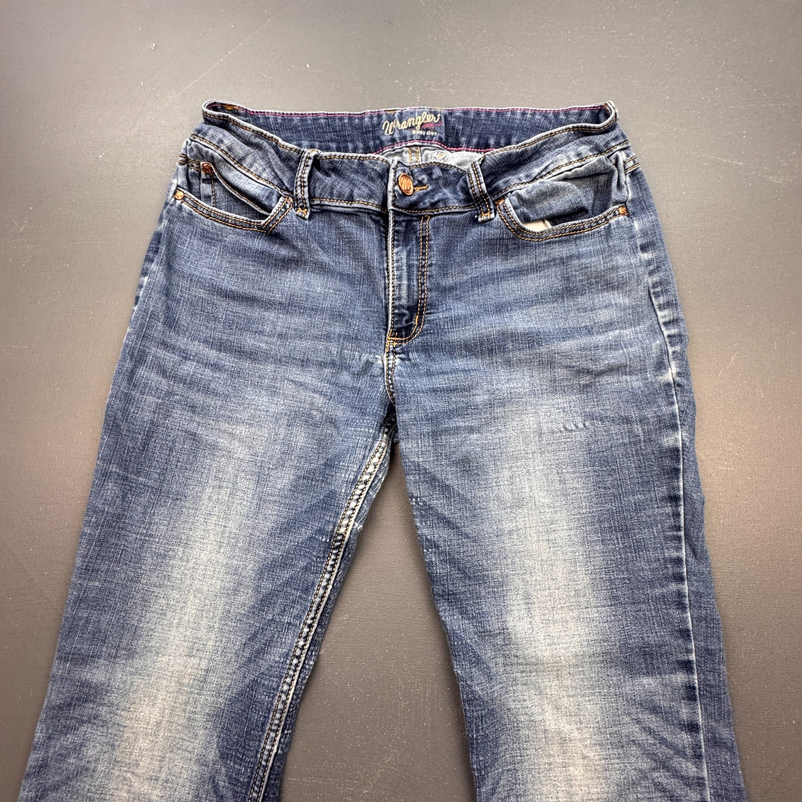 Wrangler Jeans Juniors Girls Size 15x34 Bootcut Stretch Blue Western Rodeo Y2K image 3