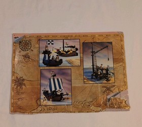 Vtg Lego Pirates Caribbean Clipper (6274) Instruction Manual Booklet Only