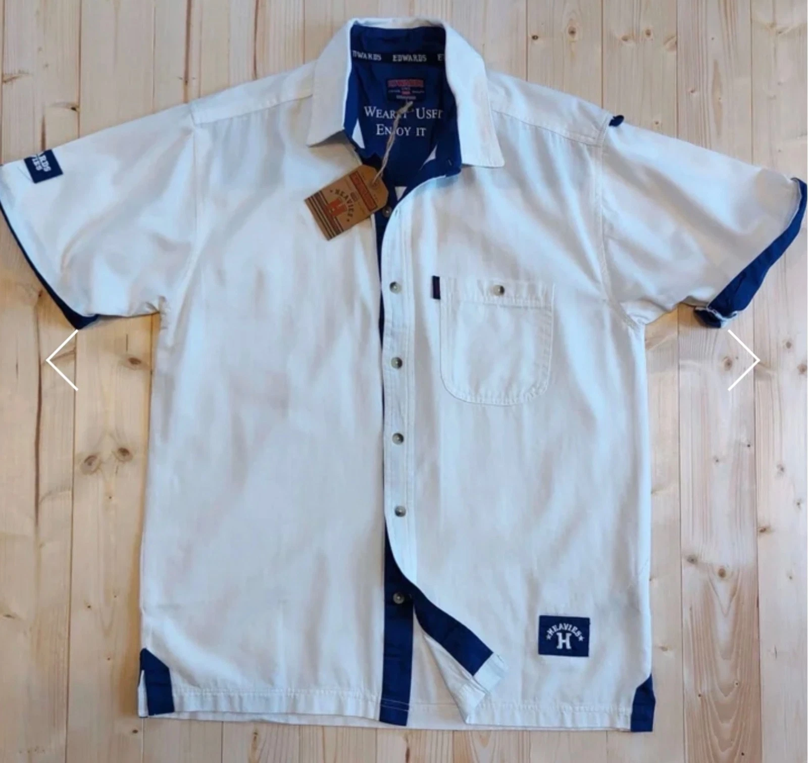 EDWARDS HEAVIES MENS SHORT SLEEVE SHIRT ED02 100% COTTON EDWARD HEAVY REDUCED !
Opens in a new windo