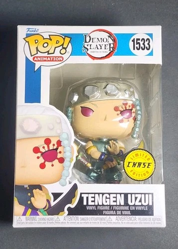 Funko Pop Animation #1533 Tengen Uzui Demon Slayer Kimetsu No Yaiba Ltd Ed CHASE