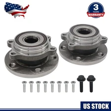 2x Front Wheel Hub & Bearing Assembly For Volkswagen Passat Jetta Audi A3 513253