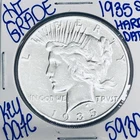 1935 S SILVER PEACE DOLLAR AUTHENTIC HIGH GRADE COIN U.S.MINT RARE KEY DATE 5930
