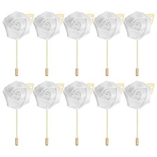 Rosenanstecker 10Pcs Bräutigam Hochzeitsanst...