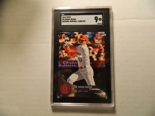 2018 Topps National Baseball Day Rookie Card of Shohei Ohtani -Angels SGC 9 Mint
